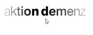 Logo aktion demenz